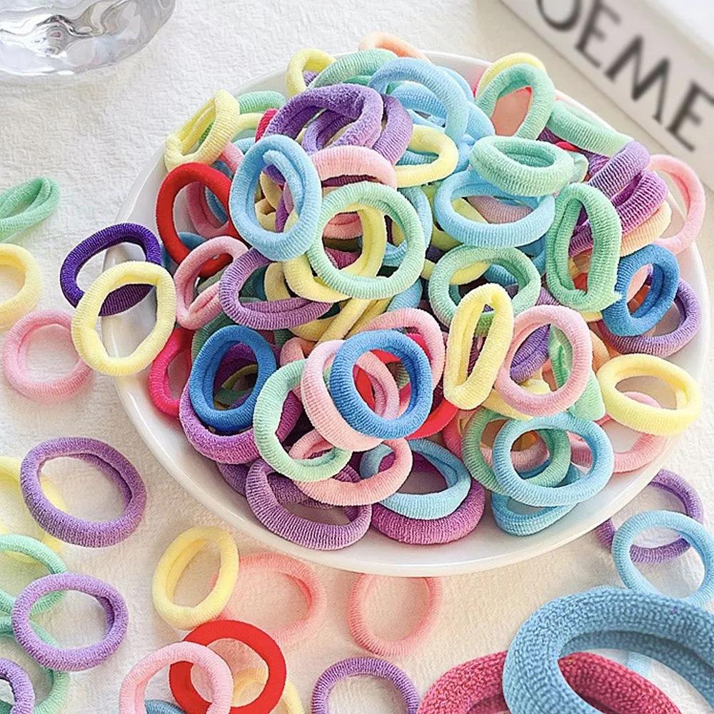 200-Pack Elastic Bands Colored Hair Bands Hair Ties Elastic Collars Hair Ties