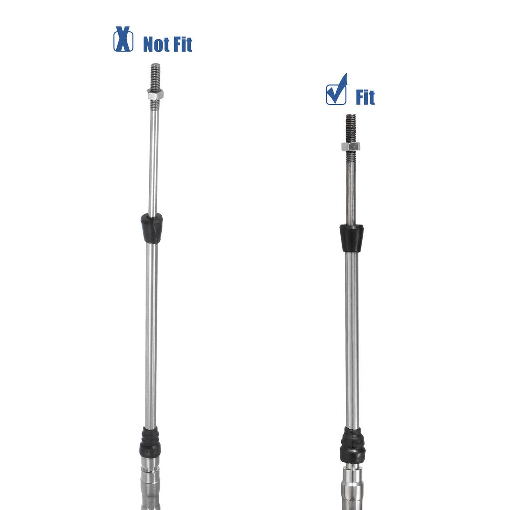 Motoforti 1/2pcs 10ft 13ft 16ft 20ft 24ft Marine Throttle Cable 3300/33C Throttle Shift Remote Control Cable 3M-6M for Yamaha