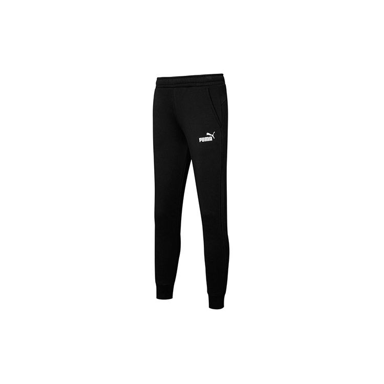 Puma Брюки Ess Logo на флисовой подкладке, повседневные вязаные брюки мужские, черные 846385-01