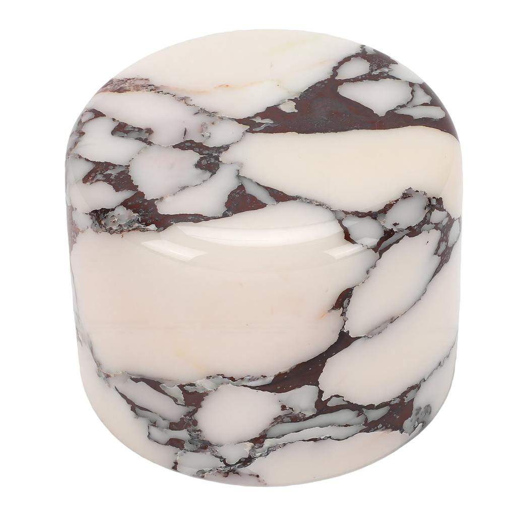 Marble Tap Lamp 3 Levels Natural Stone Design Rechargeable Table Lamp Portable Type C Warm Light for Small Desk Decor