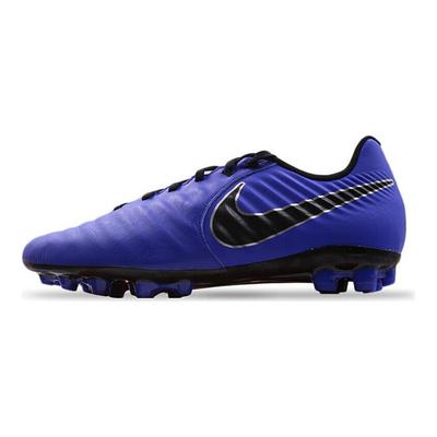 Tiempo Legend 7 AG Резиновые Короткие Шипы Амортизация Противоскользящие и Износостойкие Футбольные Бутсы Мужские Сине-Черные Ah8801-400