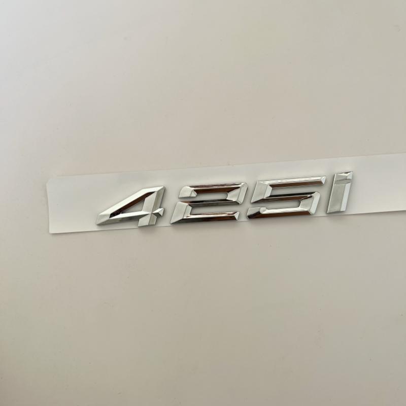 Car 3D ABS Trunk Letters Logo Badge Emblem Styling Decals Sticker For BMW 4 Series 420i 425i 428i 430i 435i 440i F30 F32 F33 F36 ag2
