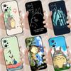 Studio Ghibli My Neighbor Totoro For OnePlus 9 Pro 9R 8T Nord 2 Back Case For Realme C21 GT Neo 2 Master 7 8 Pro 8i Cover