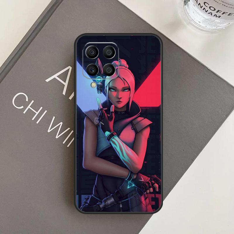 Игровой чехол Valorant для Samsung Galaxy M11 M21 M31 M20 M23 M54 M14 M34 M13 M52 M32 M12 M16 M36 M56 M15 M55