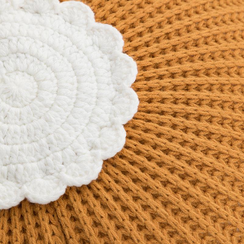 Plush Embroidered Cushion Cover Couch Ornamental Pillowcase Cushion Cover Ornamental Pillow Case Living Room Area Decoration Chair Cushions