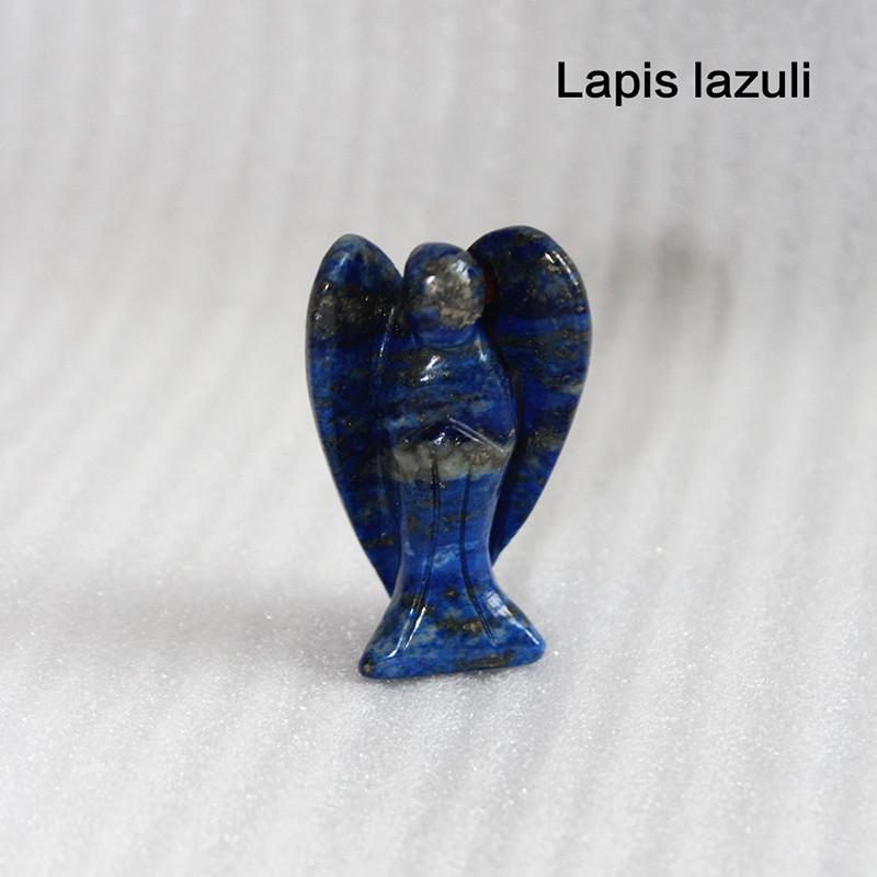 Unique Natural Gemstone Healing Crystal Carved Pocket Guardian Angel Perfect Home Decor Gift