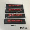 Передний капот Задний багажник Значок Наклейка Для Brabus w212 w204 G700 w463 w464 w221 w213 w206 GLC GLE w176 w177 GLS G800 smart