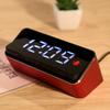 Новый продукт простые электронные часы светодиодные цифровые часы удобный будильник электрические часы-зеркало с памятью производство алюминиевого корпуса 6616