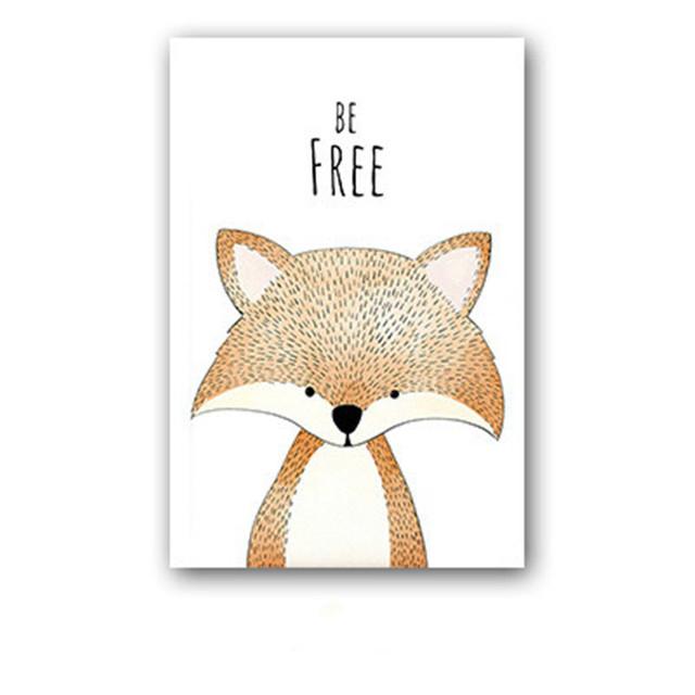 Симпатичные мультяшные животные, холст, картина, украшение, детская комната, детский сад, настенные художественные фотографии, современные популярные украшения для дома