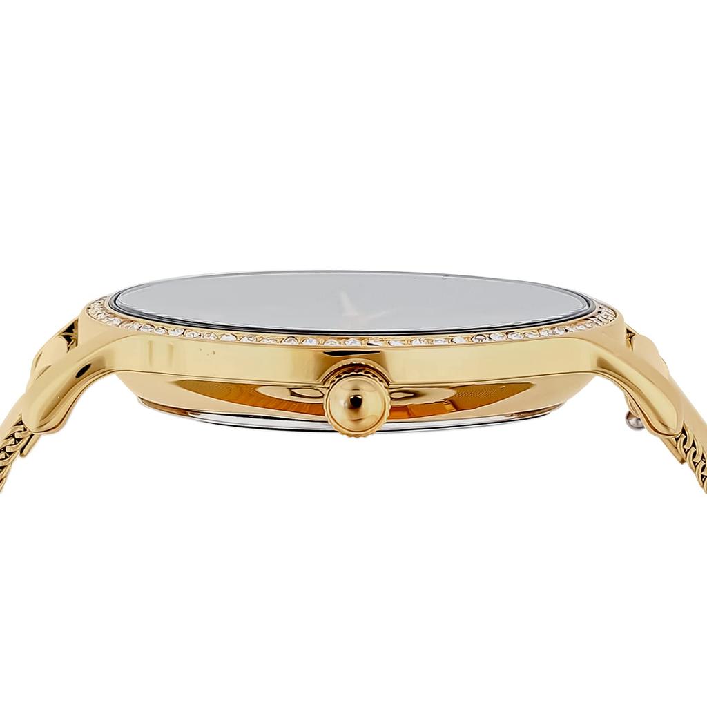 Watch Timex TRANSCEND Black Dial Brass Mineral Glass Quartz Japanese Movement 34MM America Watch TW2V52300 Gold [TIMEX] Women's [Item]