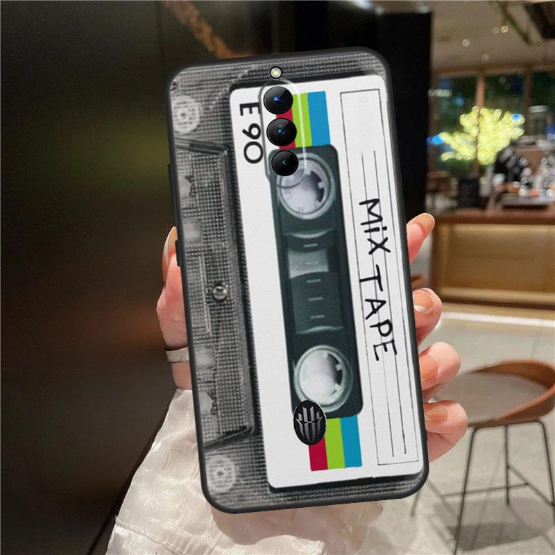 Cassette Mix Tape Phone Case For ZTE Nubia Red Magic 9 Pro Plus 6 7 8 Pro 6S 7S 8S Pro Plus 5G 5S 6R Cover