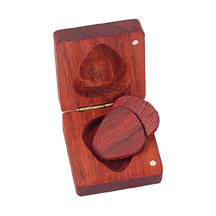 Guitar Pick Box Wooden Guitar Plectrums Storage Box Guitar Plectrums Holder Gift