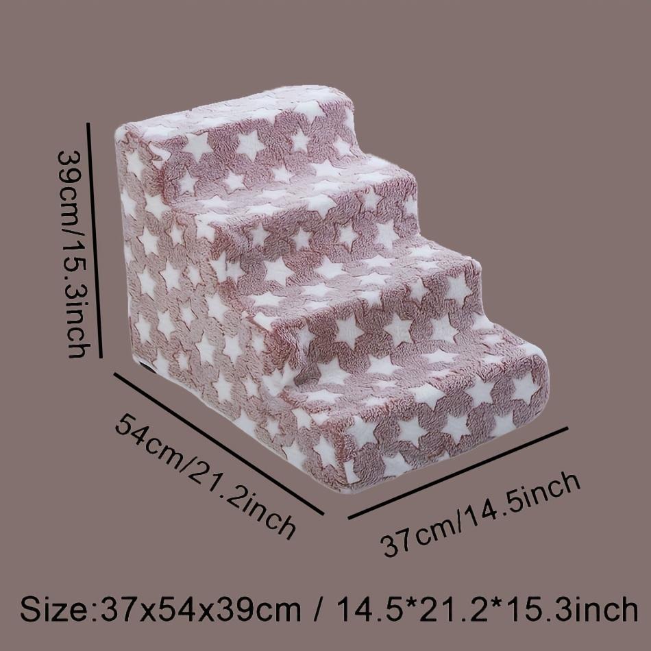 Безопасные ступеньки для домашних животных | Обеспечьте лестницы для собак высотой 3/4 ступеньки и пандусы для диванов-кроватей для травмированных, пожилых и уязвимых собак и кошек | Нескользящие, съемные для чистки