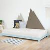 Lit enfant - BENLEMI - TEENY - 80 x 180 cm - Bois massif - Bleu clair