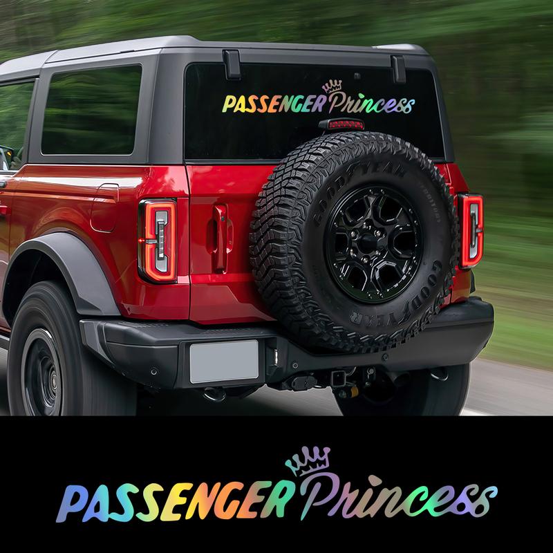 Car Passenger Princess Vinyl Decor Decal Versatile Sticker for Jeeps Vehicles Windshield Decoration Auto Tuning Accessories