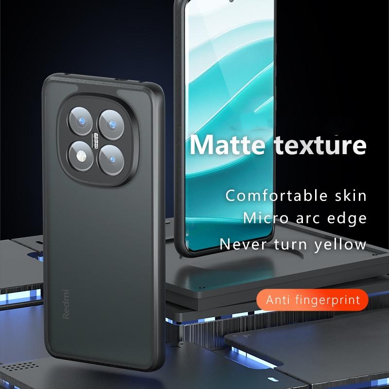 For Xiaomi Redmi Note 14 Pro Plus Case Cover Note 14 Pro Plus Capas Matte Frosted Transparent For Fundas Redmi Note 14 Pro Plus