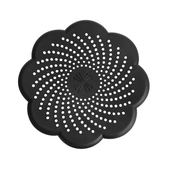 Sink Strainer Silicone Anti-Blocking Drain Filter Flower Design Odor Seal Kitchen Bathroom Accessory