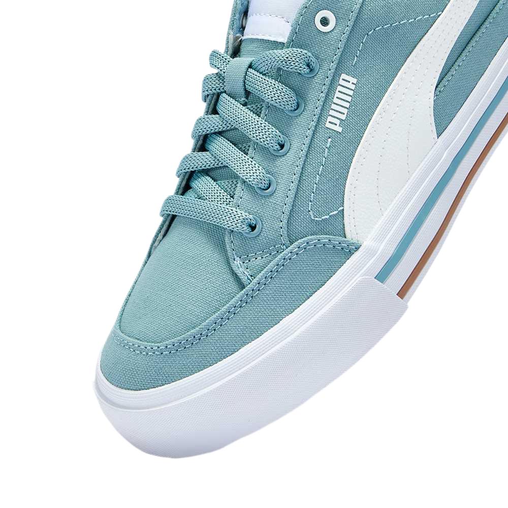 Puma Кеды Court Classic Mid на платформе, холщовые, унисекс