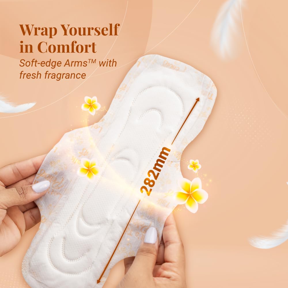 Гигиенические прокладки Niine Dry Comfort XL для женщин | 36 прокладок, 1 упаковка | Длина 282 мм | Быстрое впитывание | Предотвращают влажность и протекание | Наслаждайтесь менструацией без протеканий
