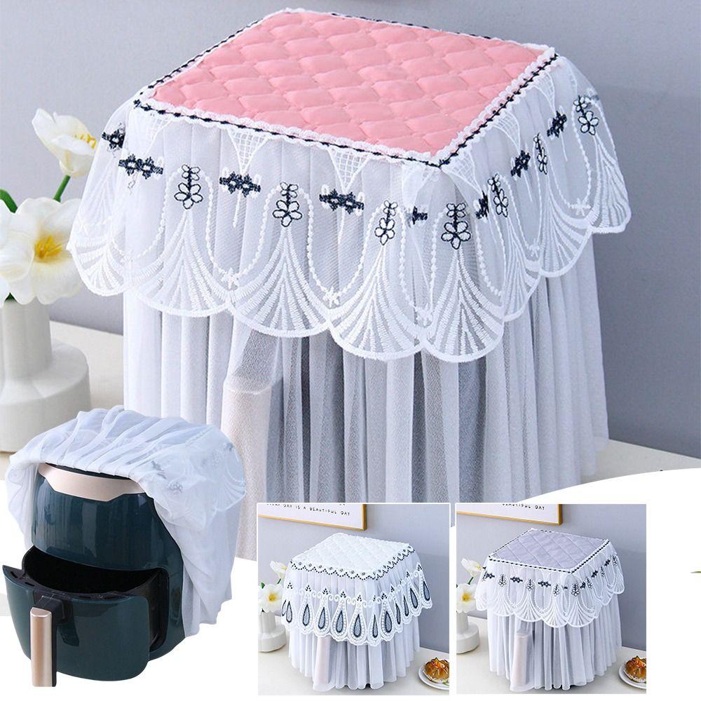 Lace Air Fryer Dust Cover Pastoral Style Cooker Protector Appliances Dustproof Cover Air Fryer