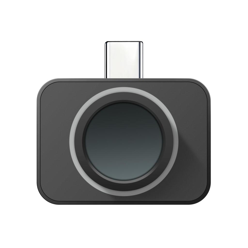 Thermal Camera, Compatible with USB-C Android Device, 512 x 384 Super Resolution, 256 x 192 IR Resolution Thermal Imager, -4°F~1022°F Temp Range -Grey