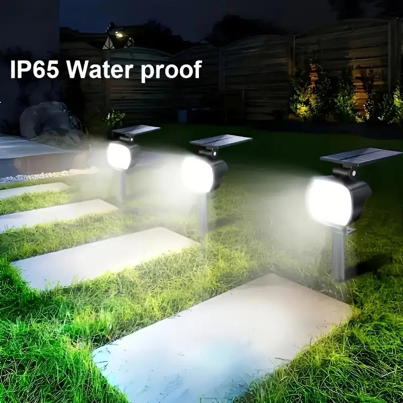 Xiaomi 2/4/6 Pack 74 LED Solar Lawn Lights Outdoor, with Light Sensor, 3 Color Temperature Lamp, Decor for Garden Yard Solar Light