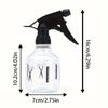 1pcs 250ML Spray Bottle Water Refillable Mist Water Container Hair Plant Home Cleaning Styling Tools Salon Accessories