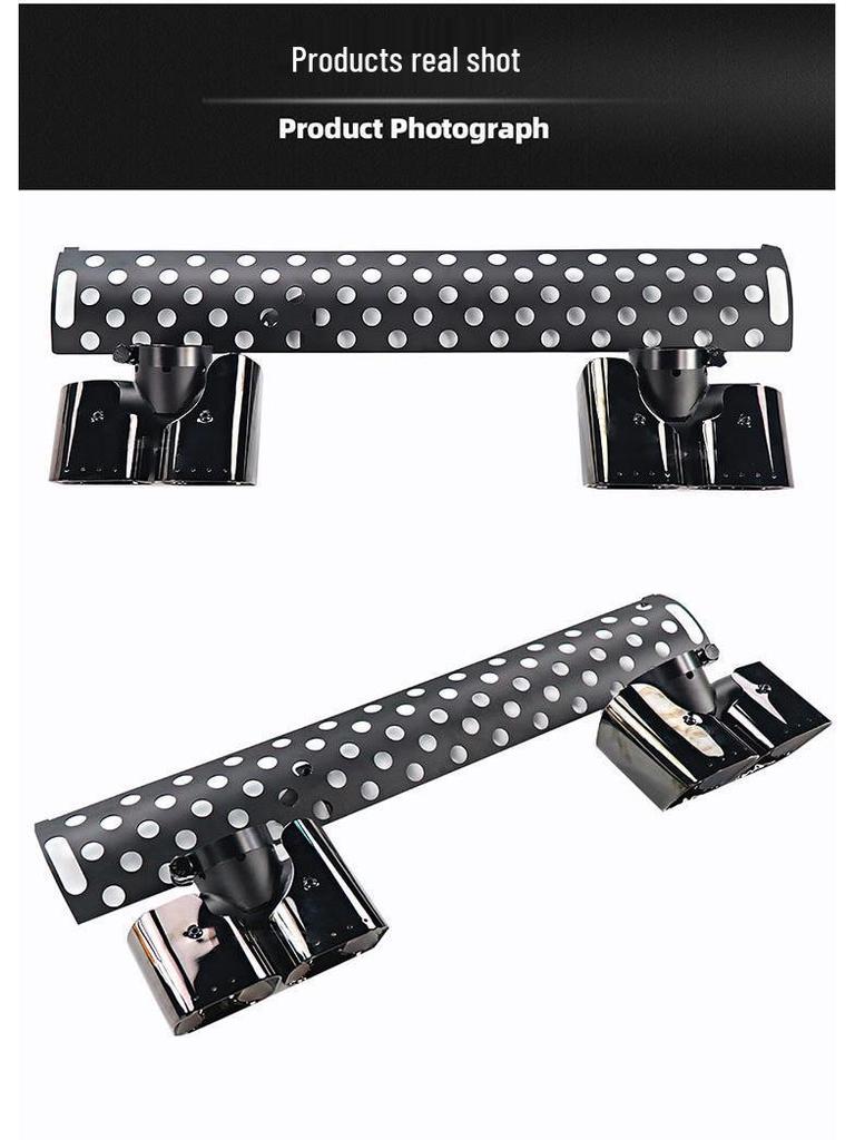 Gloss Black Quad Outlet Tailpipe for 2020-2024 Land Rover Defender