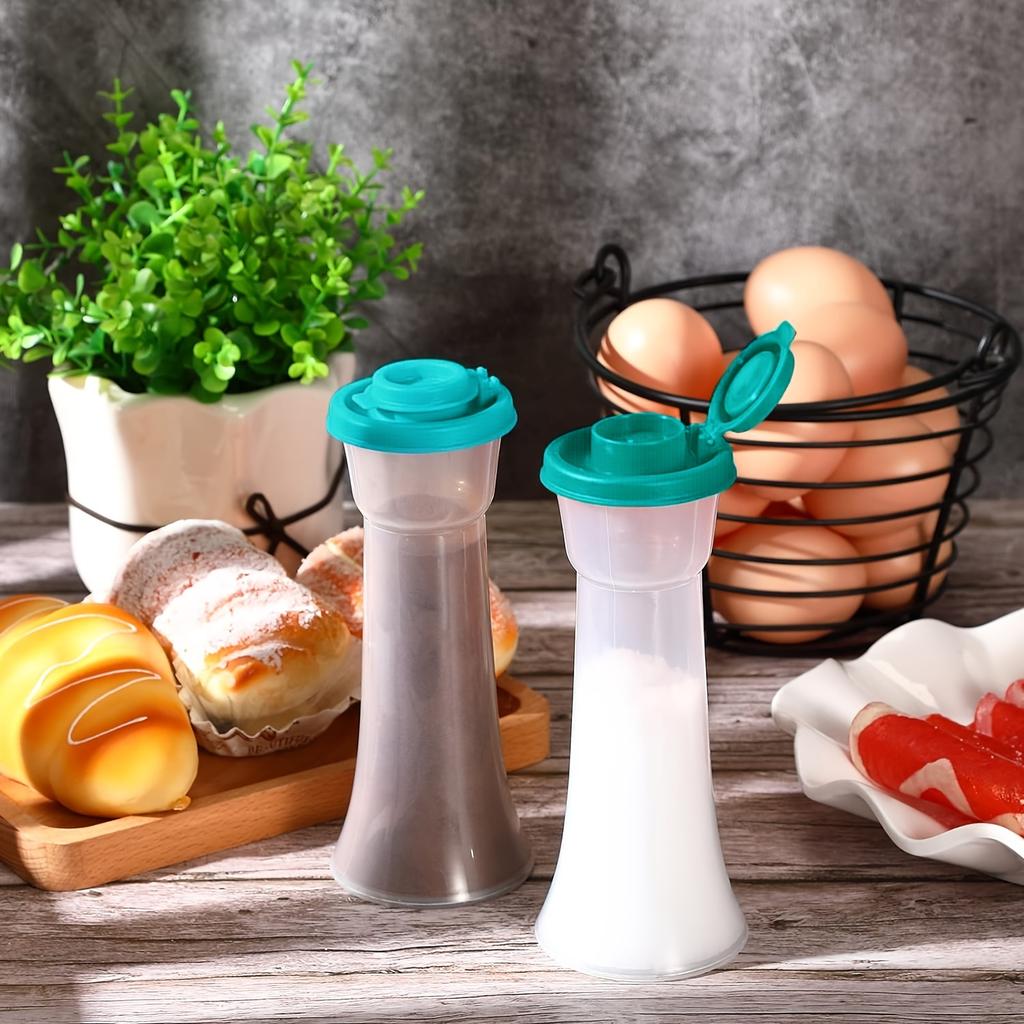 [Влагозащищенные] Пластиковые солонки и перечницы с крышками | 2 шт. | Пластик | Влагозащищенные, с таймерным покрытием | Для дома, кухни, ресторана, кемпинга