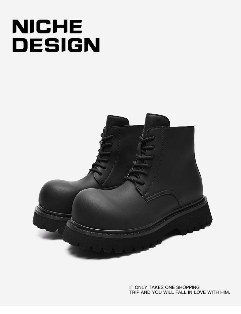 Женские винтажные замшевые рабочие ботильоны 2025 года - На толстой подошве, Желтые, Уличный стиль для весны и осени