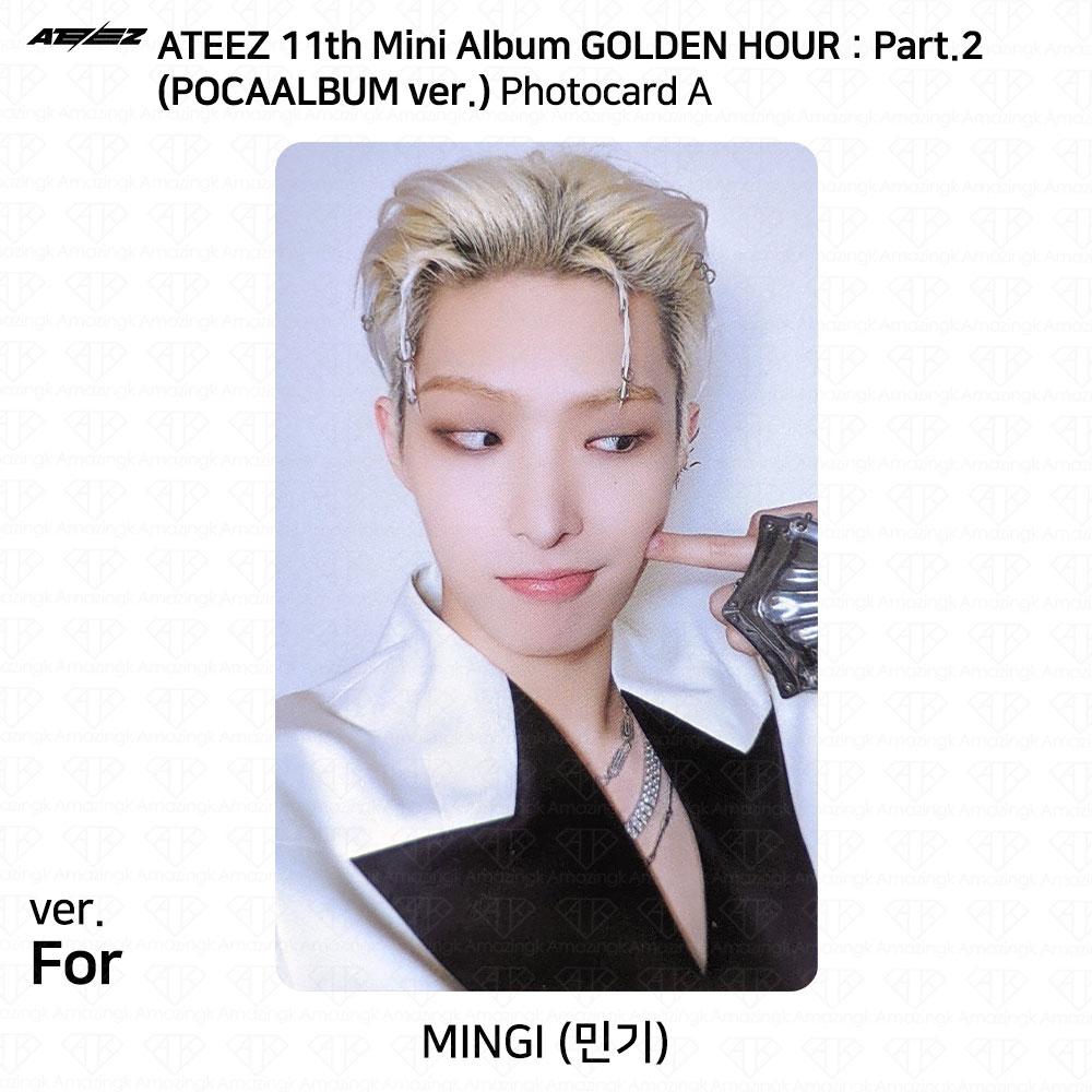 ATEEZ 11-й мини-альбом Golden Hour Часть 2 POCAALBUM Фотокарточка ДЛЯ VER