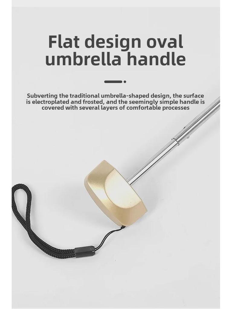 Black Plastic 50% Fold Ultra-Light Pocket Umbrella - Portable, Mini, for Sun/Rain