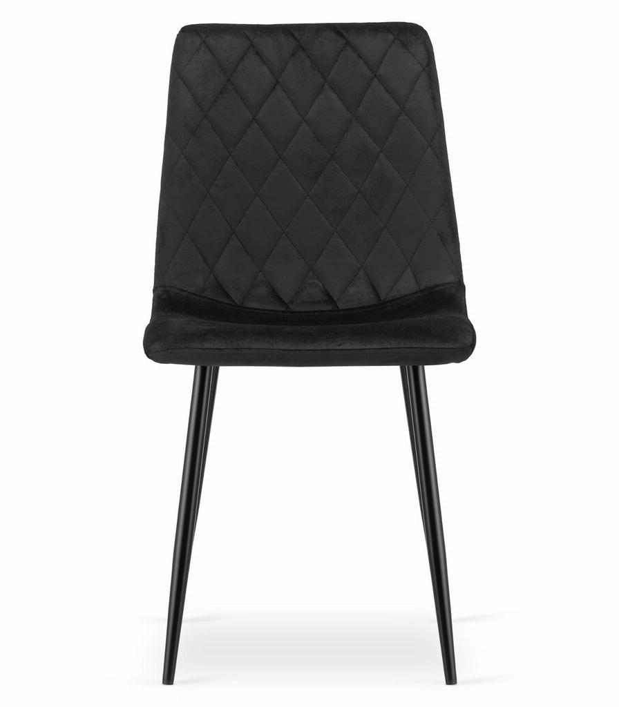 TURIN chair - black velvet x 3