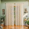 2 Panels Light Filtering Blackout Curtains French Vintage Window Curtain for Living Room Bedroom