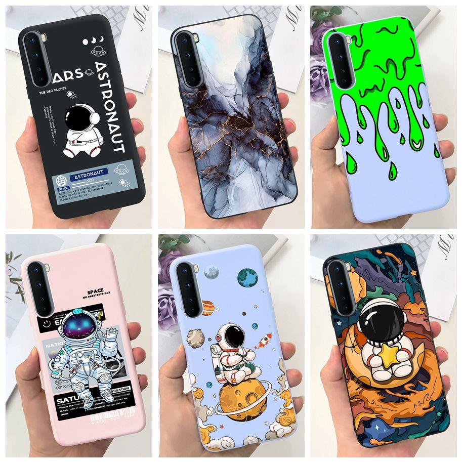 Для чехла OnePlus Nord AC2001 AC2003 Ударопрочный чехол Милый Астронавт Силиконовый Funda Для One Plus Nord Чехол OnePlus 8 Nord Capa