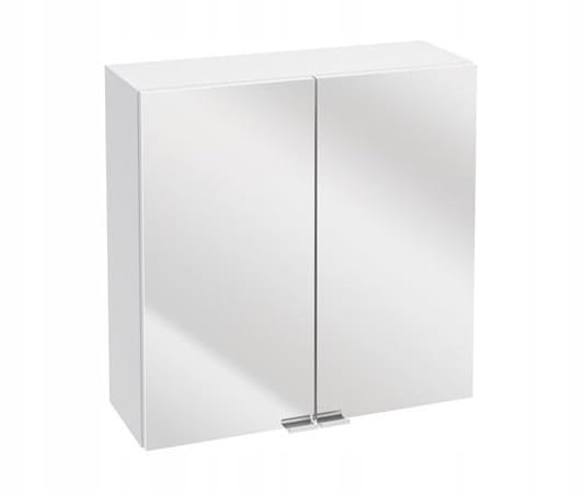 Wall-Mounted Bathroom Cabinet with Mirror, Multi Glass