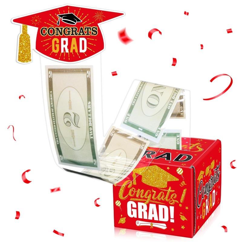 1PACK Graduation Season Cash Draw Box Party Decoration Graduation Gift Advanced Sense Surprise Draw Gift Box