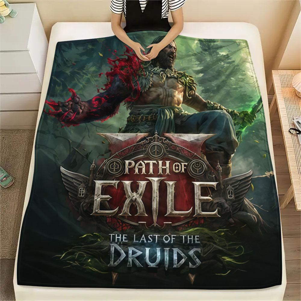 Плед Path of Exile 2, Высокое качество, Удобный для всех сезонов, Декор для дома, Тепло и Уют