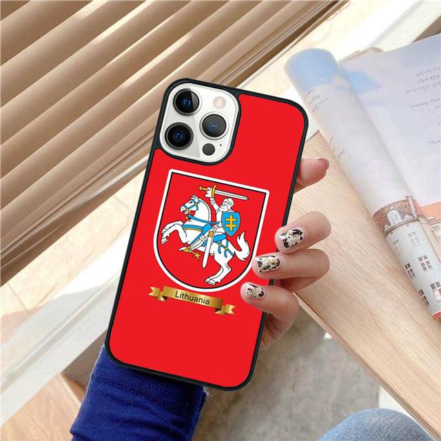 Чехол для телефона с флагом Литвы Для iPhone 17 Air 16 15 14 13 12 Pro Max 11 Pro Max Plus Coque Shell