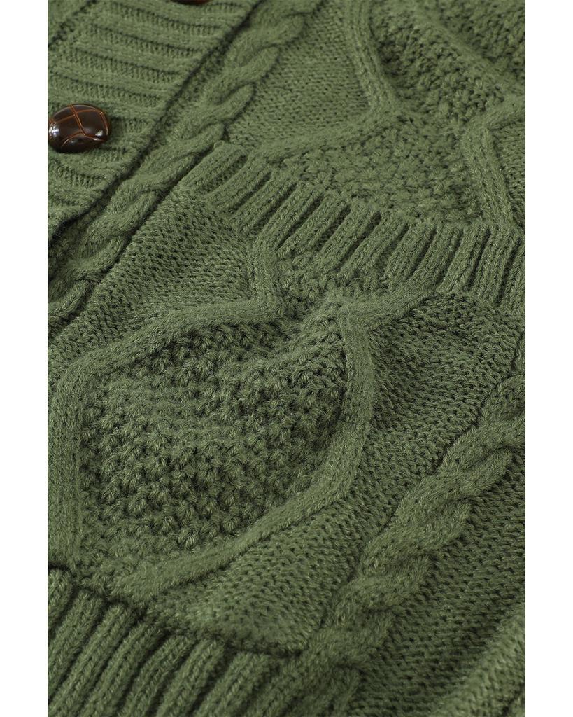 Azura Exchange Кардиган с застежкой на пуговицы и передним карманом