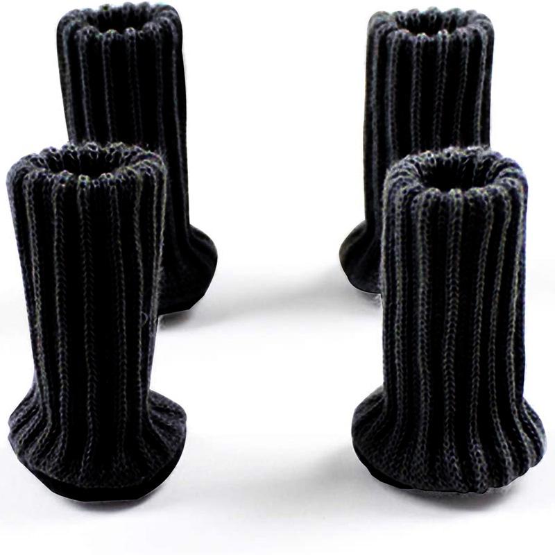4pcs Table Leg Socks Chair Knitted Furniture Sock Floor Protectors  Furniture Legs Table Chair Leg Protector Cover For Furniture