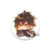 32/44/58mm Anime Genshin Impact Badge Zhongli Cartoon Brooches On Backpack Clothes Handmade Round Enamel Pins for Jewelry Gift Accessories