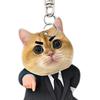 1 шт/3 шт брелок для ключей с изображением кота акриловый мультяшный костюм кота брелок для рюкзаков сумок сотовых телефонов украшения