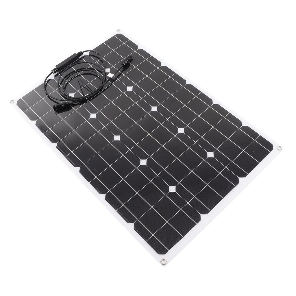 Flexible Solar Panel High Efficiency Monocrystalline Lightweight Solar Charger Panel for Outdoor RV
