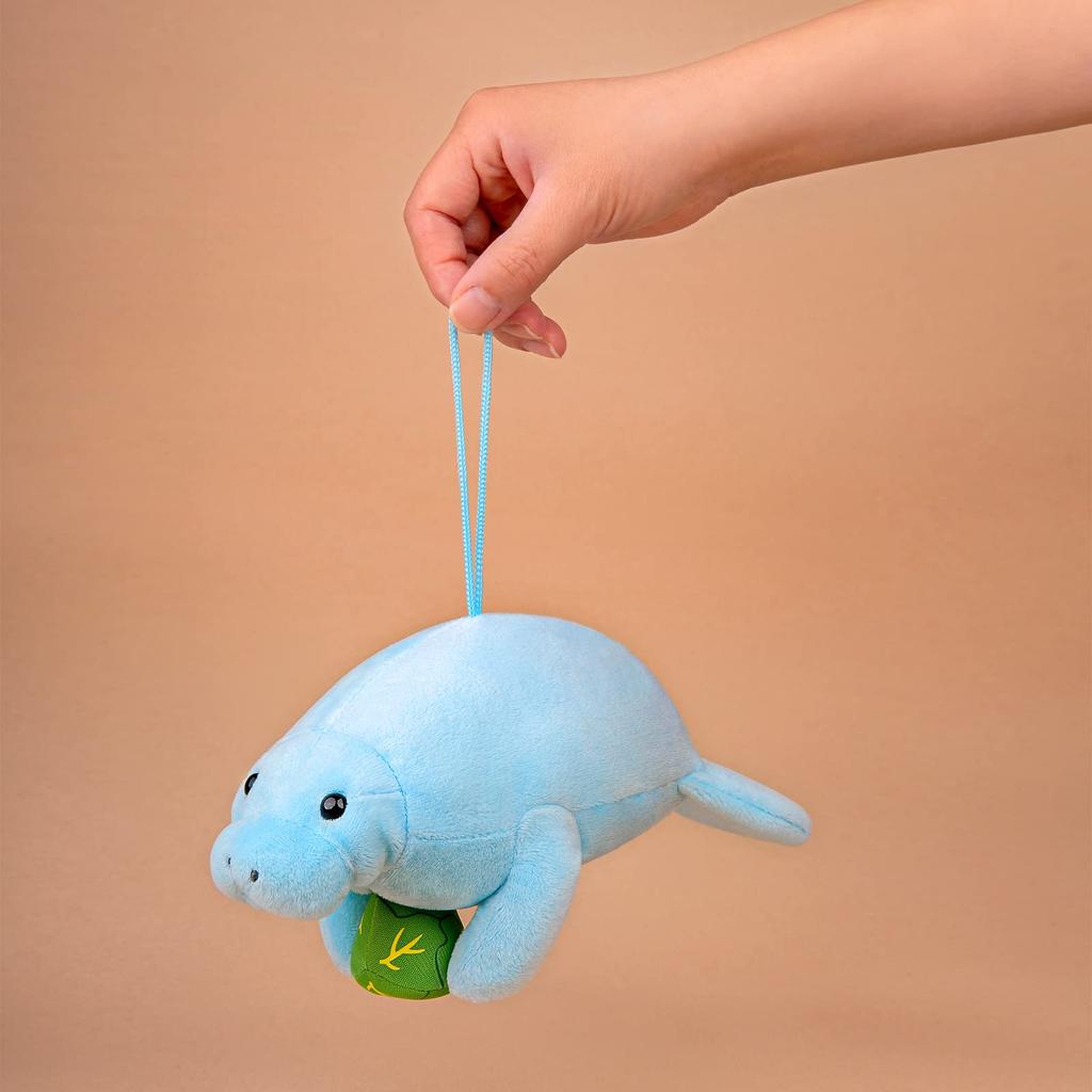 ZHONGXIN MADE Manatee Plush Toy Blue Lifelike Manatee Stuffed Animal Pillow Soft Manatee Animal Plush Toy Gift