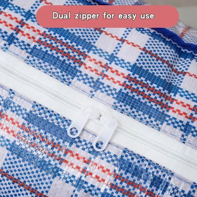 1 шт. Складная плетеная сумка для хранения, сумка для хранения при переезде, большая вместимость, утолщенная сумка для упаковки одежды и одеял, портативная дорожная сумка