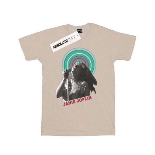 Janis Joplin Mens Halo Photo T-Shirt