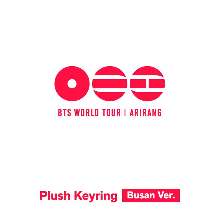 [ПРЕДЗАКАЗ] (ПУСАН/ЛОНДОН) Плюшевый брелок BTS WORLD TOUR ARIRANG in PARIS MD