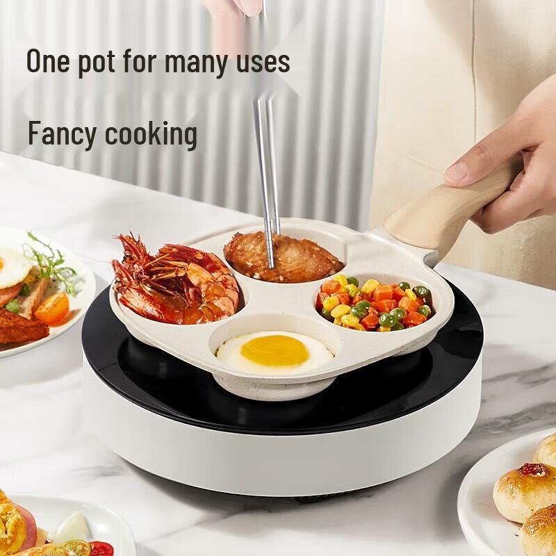 COOKER KING Антипригарная сковорода для завтрака с 4 отделениями