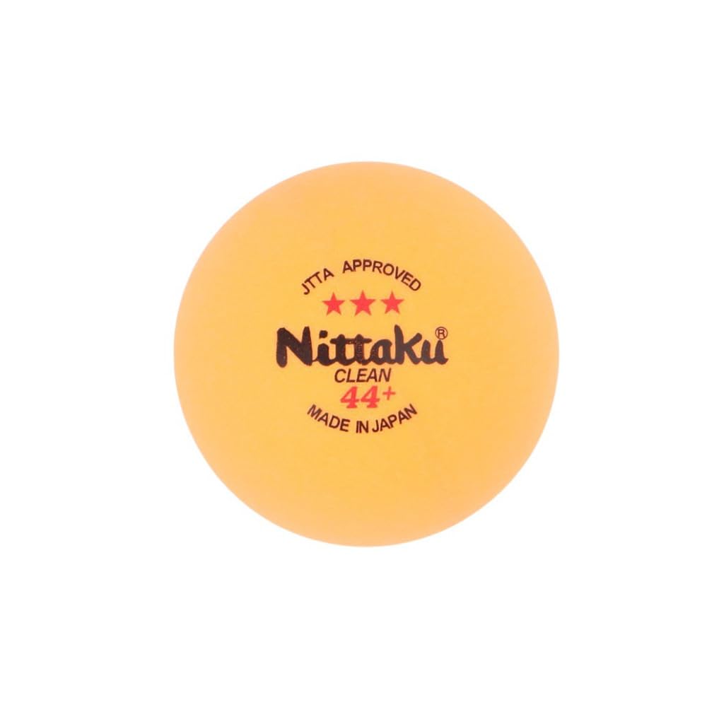 Nittaku Table Tennis Pack of Japan Table Tennis Association Antiviral and Balls, Large, 3-Star, 3, Approved, Antibacterial, NB-1640